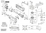 Bosch 3 603 CA2 770 PWS 850-125 Angle Grinder 230 V / GB Spare Parts PWS850-125